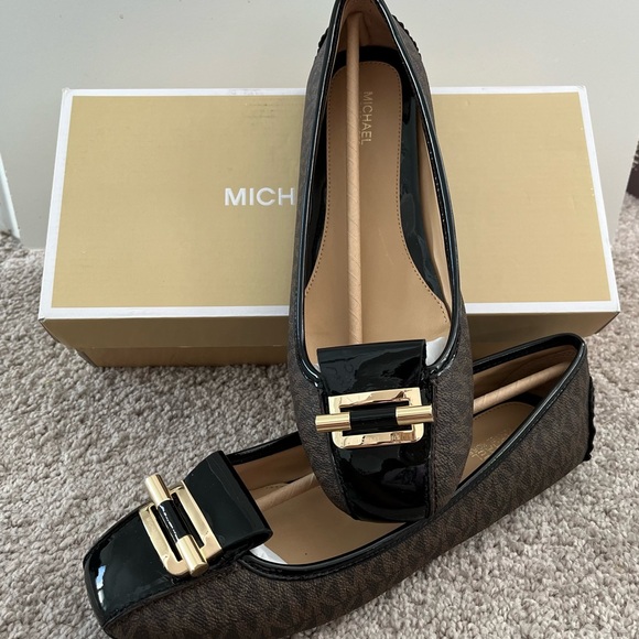 MICHAEL Michael Kors Shoes - Michael Kors Gloria Moccasin Mini MK Logo